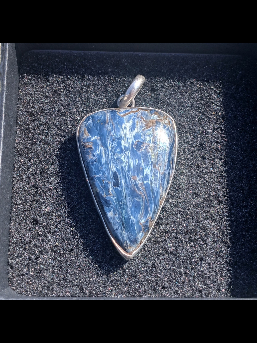Pietersite Silver Pendant